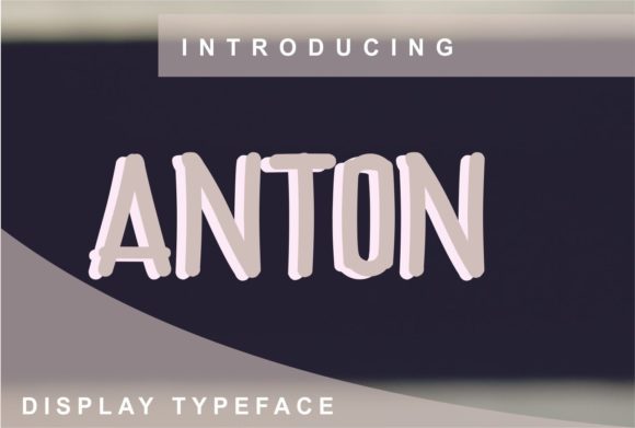 Anton: A Clean and Adaptable Display Font