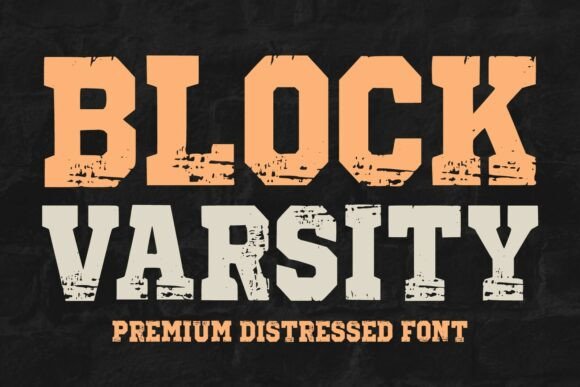Block Varsity: A Bold Typeface for Authentic Design