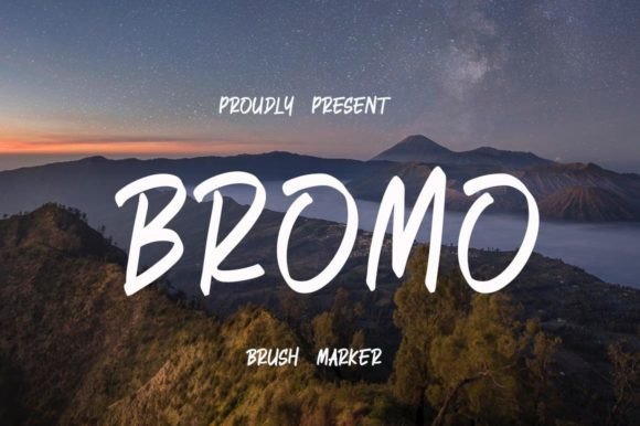 Bromo: The Handwritten Font That Brings Charm to Every Design