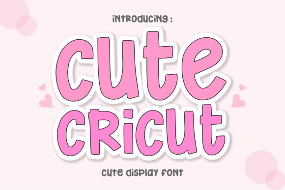 Cute Cricut: A Playful Font for Creative Projects