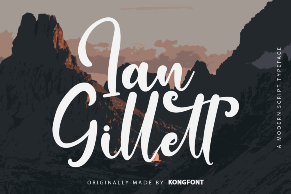 Discover the Ian Gillett Handwritten Script Font