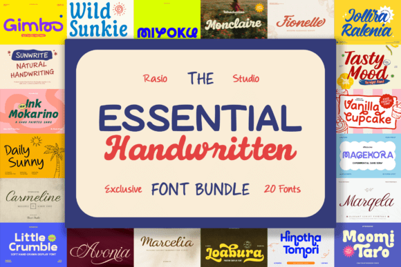 Essential Handwritten Bundle: Fonts with Personality