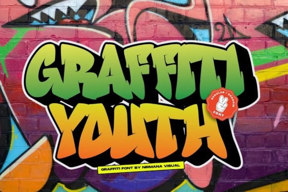 Graffiti Youth: Bold Urban Typography for Modern Designs
