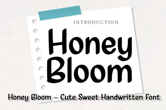 Honey Bloom: A Charming Handwritten Typeface