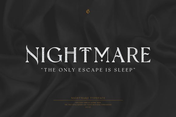 Nightmare Gothic: A Bold Blackletter Typeface for Modern Design