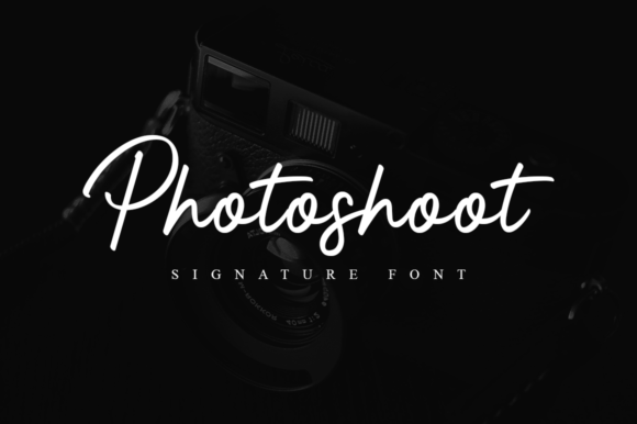 Photoshoot: A Handwritten Font for Authentic Design
