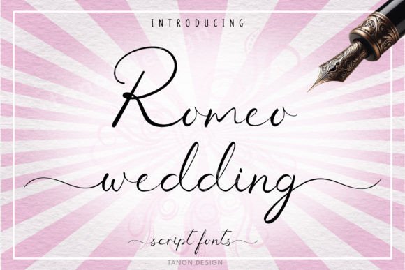 Romeo Wedding: A Beautiful Calligraphy Handwritten Font