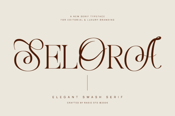 Selora: Elevate Your Designs with Timeless Swash Serif Elegance
