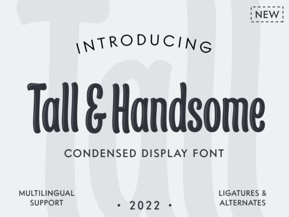 Tall & Handsome: A Stylish Font for Modern Designs