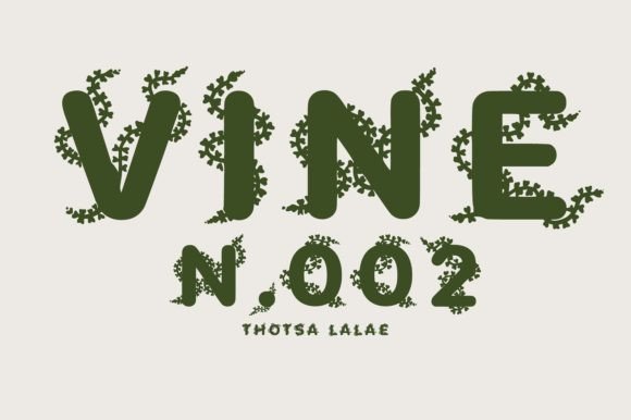 Vine N.002: A Lovely Decorative Font for Nature Lovers