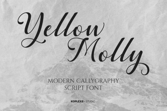 Yellow Molly is a beautiful and light handwritten font with a unique feel and a stunning impact, offering a perfect blend of elegance and approachability for designers seeking to add a personal touch to their work.